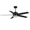 Bansa Rose 52-in Black Color-Changing Integrated LED Indoor Ceiling Fan with Light and Remote 5-Blade FF-J5203AC - alternate 6